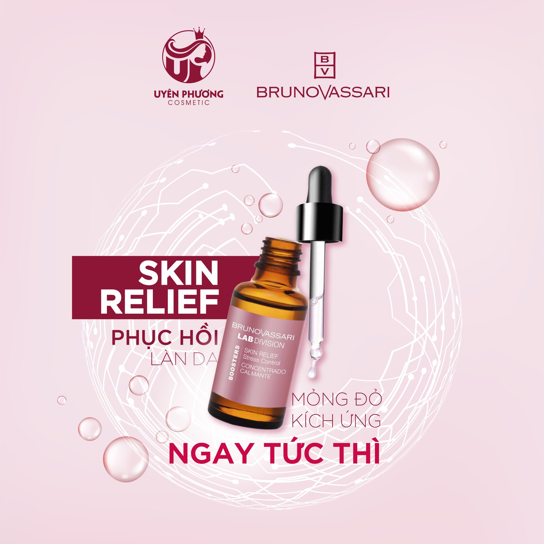 Serum Làm Dịu Phục Hồi Và Bảo Vệ Da Nhạy Cảm Lab Divion Boosters – Skin Relief 30ml