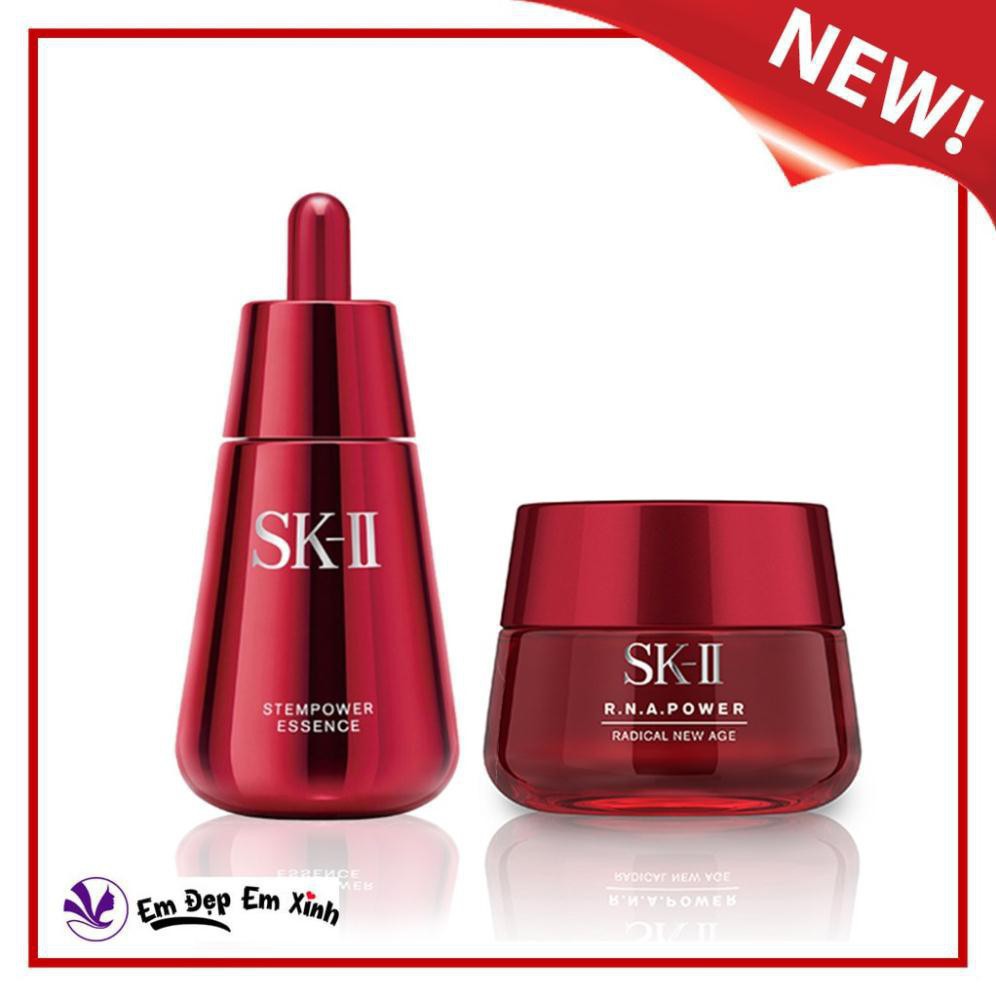 Bộ Đôi Kem Dưỡng 80Ml Và Serum 50Ml Skii R.N.A Power Radical New Age Trẻ Hóa Da Mờ Thâm Nám.