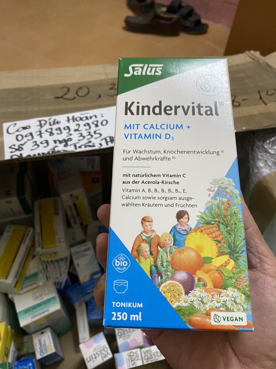 Kindervital mit calcium + vitamin D3