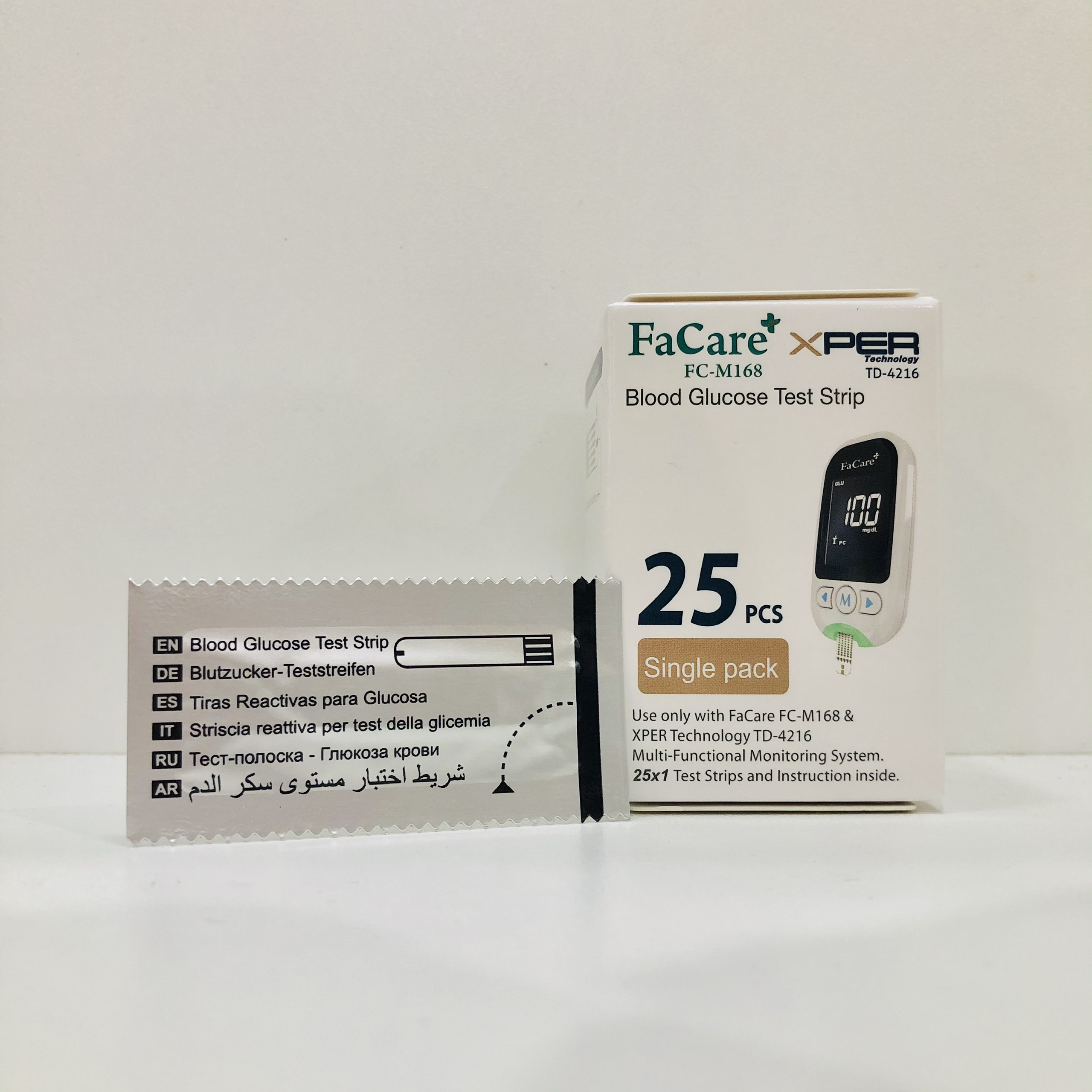 Que Thử Đường Huyết Glucose Dành Cho Máy Đo Facare 5 Trong 1 Fc - M168 (Td - 4216)