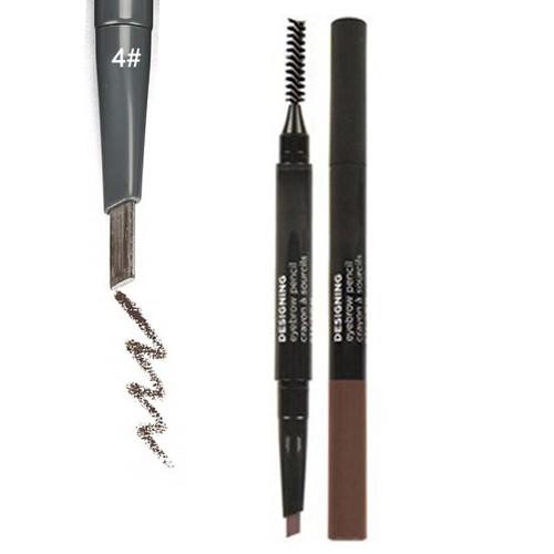 Chì Kẻ Mày 2 Đầu Designing Eye - Brow Pencil 3G - No.4