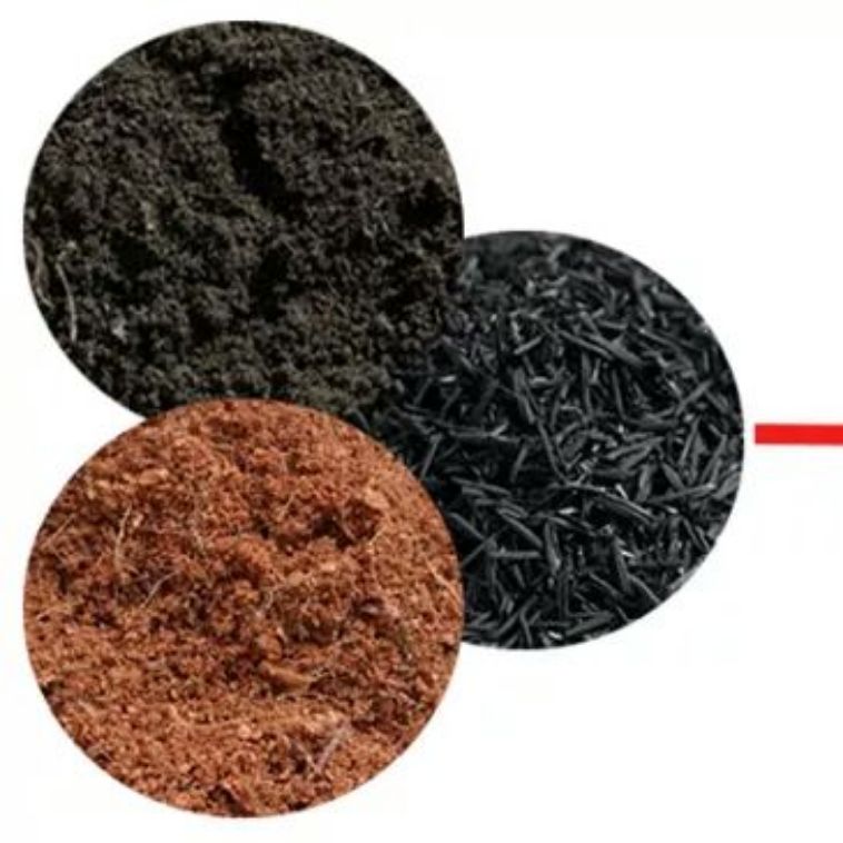 HỖN HỢP TRỒNG CÂY: XƠ DỪA TRO TRẤU PHÂN OAI MỤC GIÀU DINH DƯỠNG CHO CÂY ( gói 1 ký)