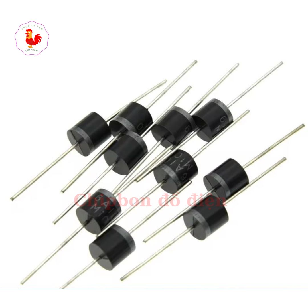 Diot 1 chiều 6A chuyển điện xoay chiều thành 1 chiều 12v 24v