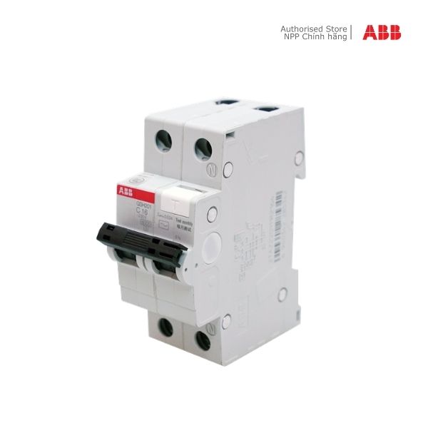 Aptomat chống giật ABB RCBO 2P 10A 6kA 30mA