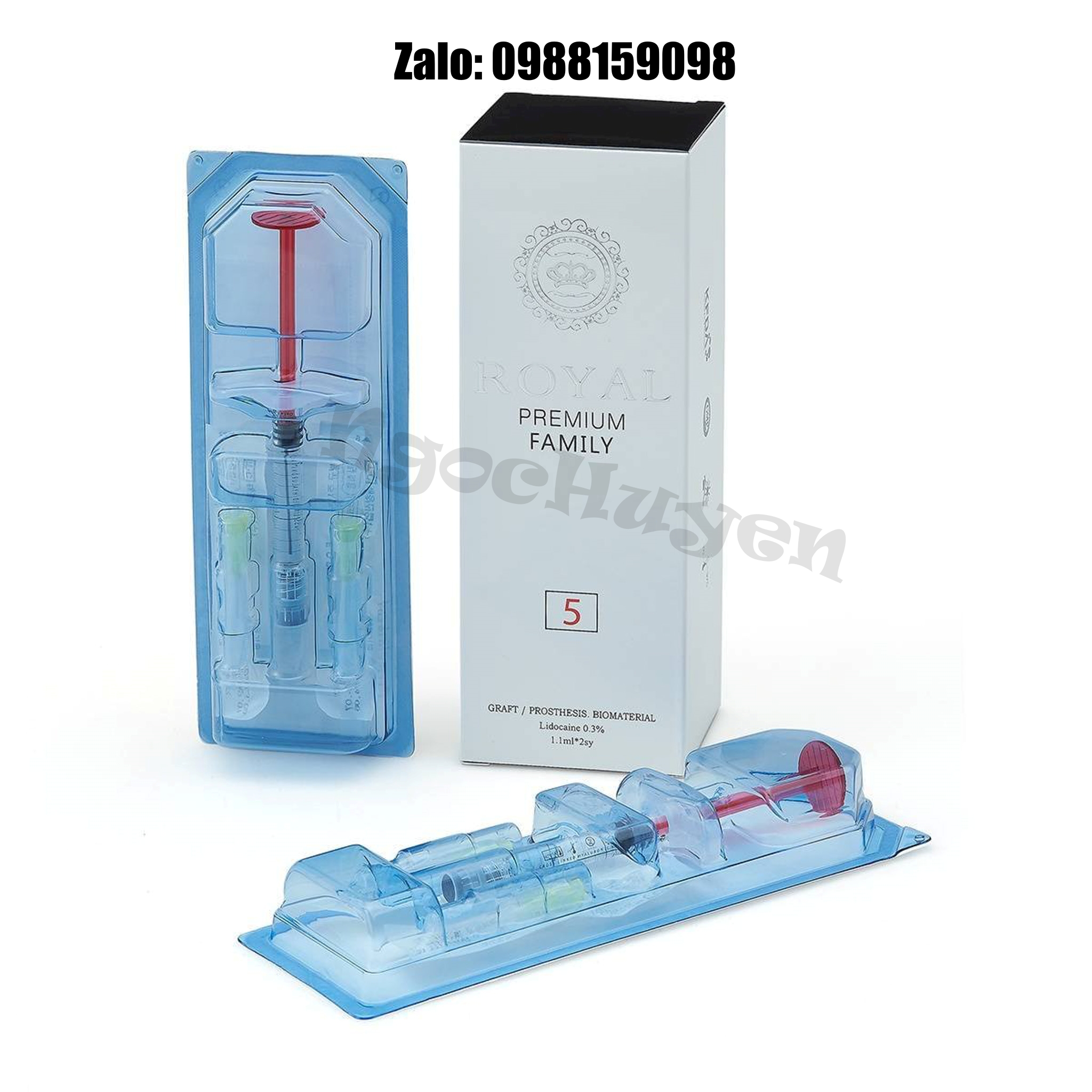 Tan Quầng Thâm Mắt Royal - 1 hộp 2cc - Filler Mắt