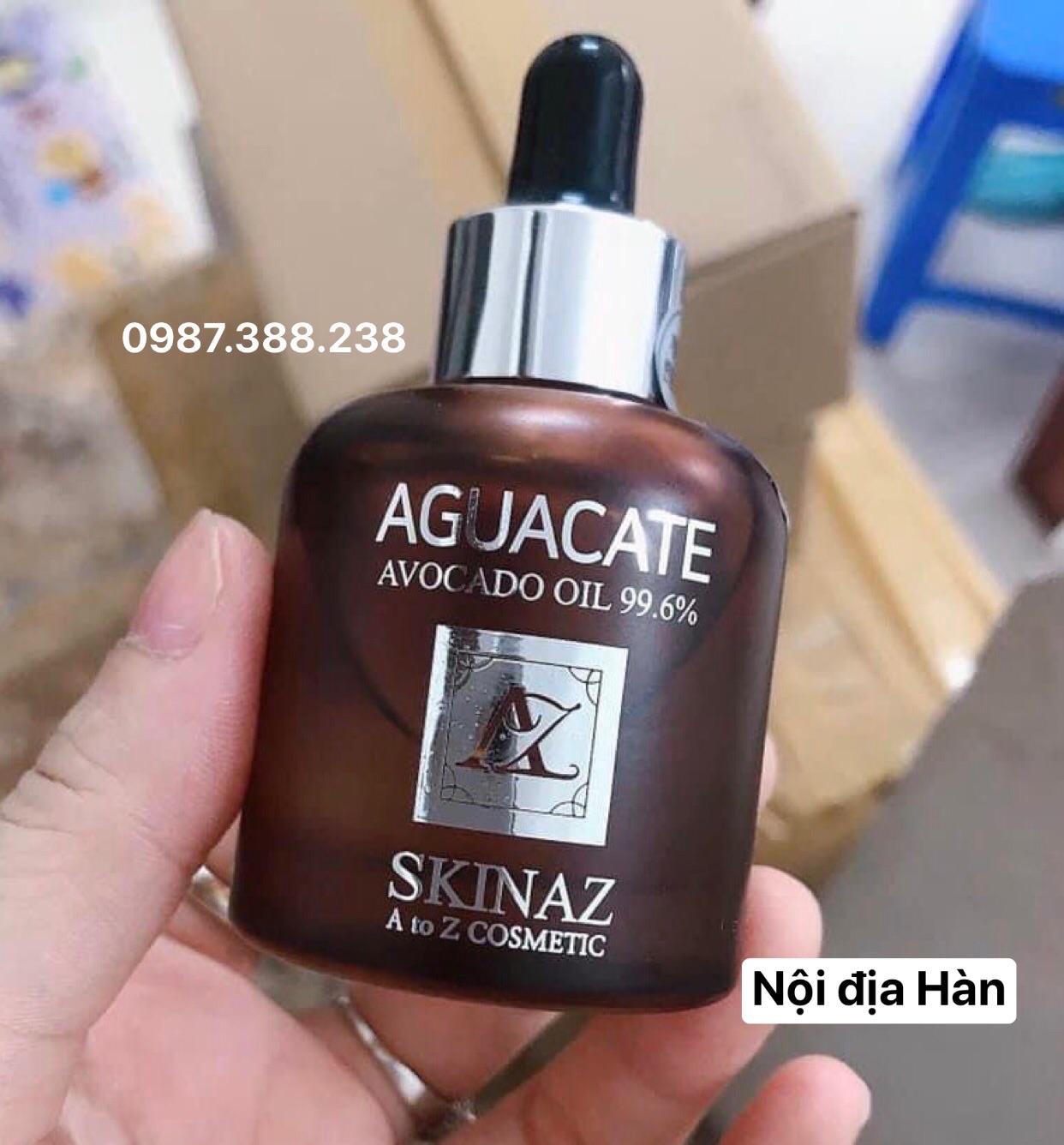 Tinh Chất Serum Bơ Skinaz 996% Nội Địa Hàn Quốc 30Ml Tái Tạo Thải Độc Cho Da