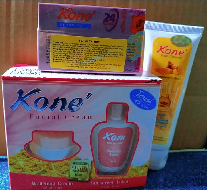 Combo Kone Mụn(Kem+Serum+Srm)