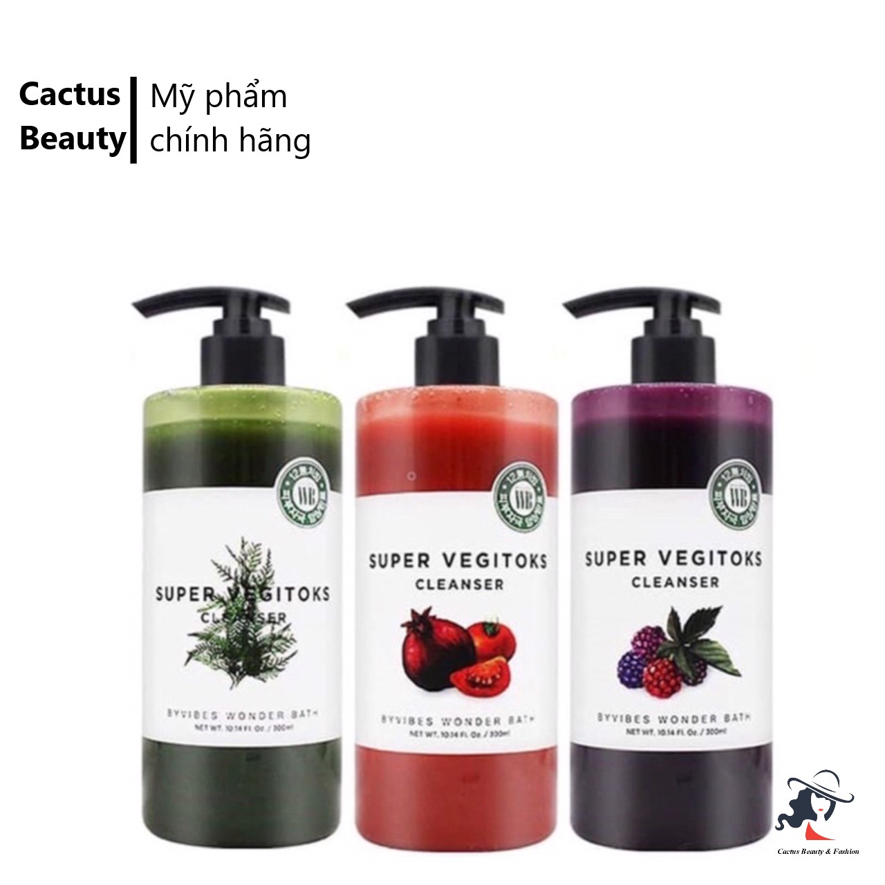 [Hcm]Sữa Rửa Mặt Rau Củ Thải Độc Cho Da Super Vegitoks 300Ml