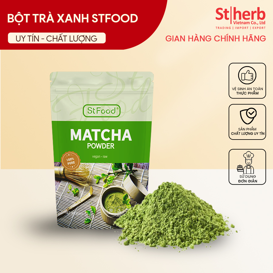 Bột Matcha nguyên chất StFood 50gram