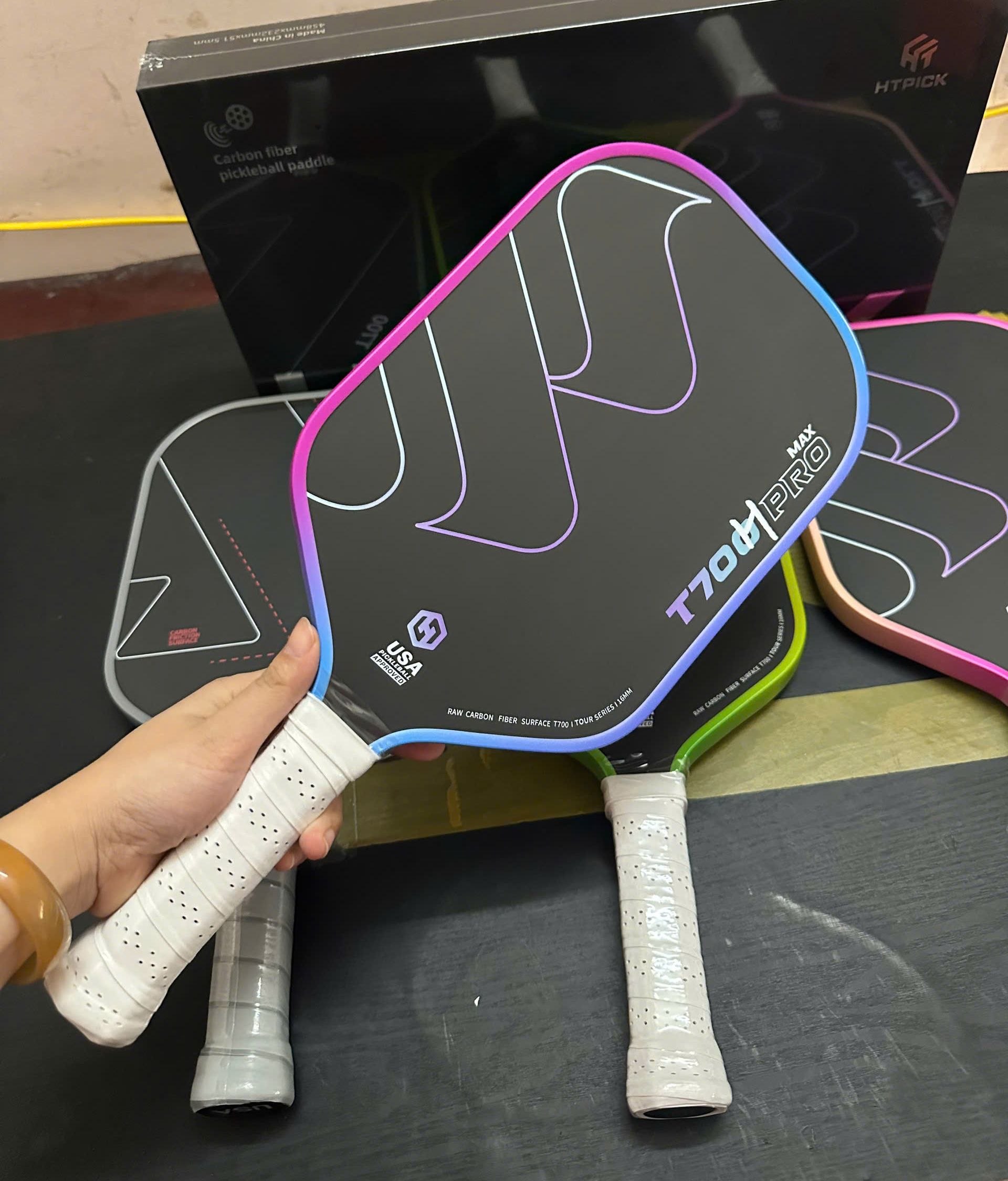 (Hoả tốc) Vợt Pickleball Sypik Triton 2 Pro mặt nhám cao cấp (16mm)