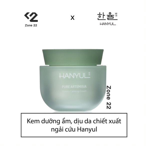 [Hcm][Zone 22] Kem Dưỡng Ẩm Dịu Da Chiết Xuất Ngải Cứu Hanyul 50Ml