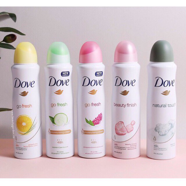 [HCM]Xịt khử mùi Dove nhập khẩu từ Mỹ 150ml