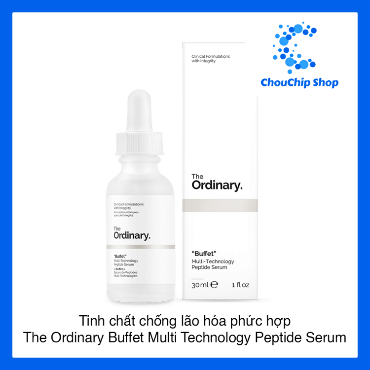 [Hcm]Serum Chống Lão Hóa The Ordinary Buffet Multi - Technology Peptide Serum 30Ml