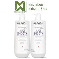 Dầu gội xả suôn mượt GOLDWELL DUALSENSES JUST SMOOTH 1000ml chính hãng