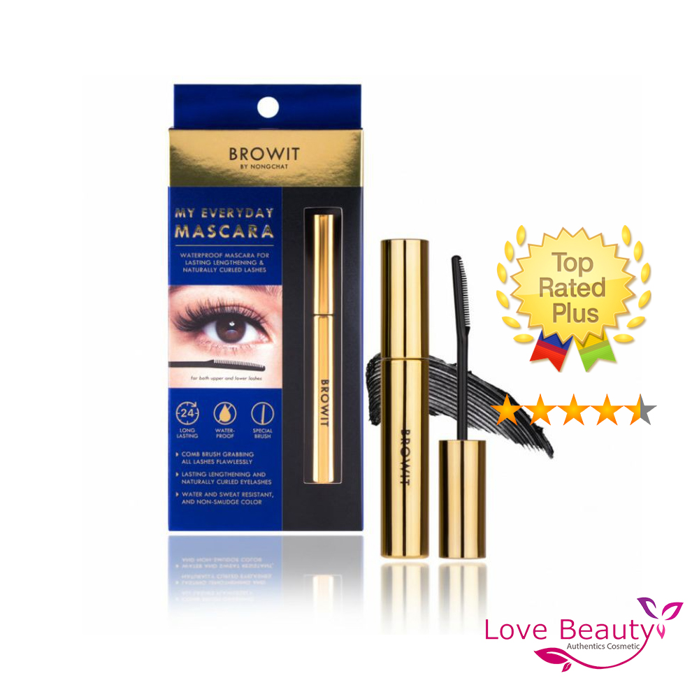 Mascara NongChat Browit Thái Lan làm dày dài cong mi chuyên dụng cho makeup