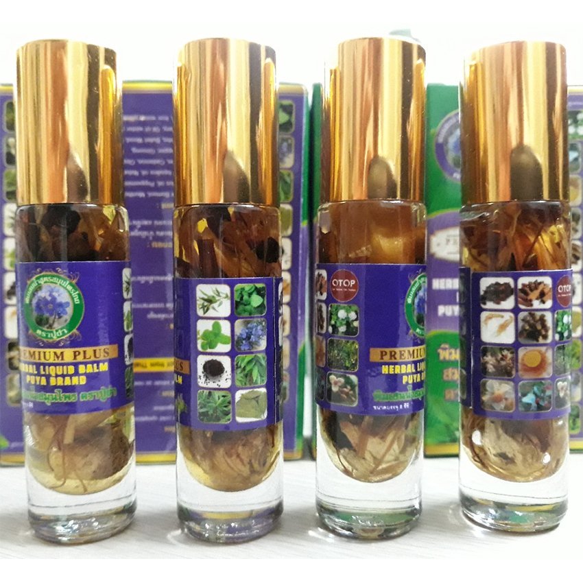 01 Dầu PUYA BRAND 19 Vị Thảo Dược THÁI LAN (8ml/chai)