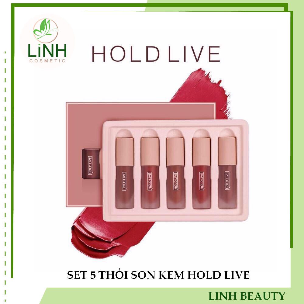 Sét 5 Thỏi Son Kem Hold Live