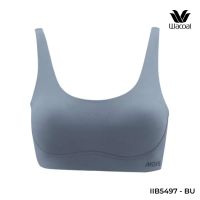 Áo lót thể thao nữ Wacoal không viền dây vai điều chỉnh bra tập gym yoga IIB5497 - IIB5497