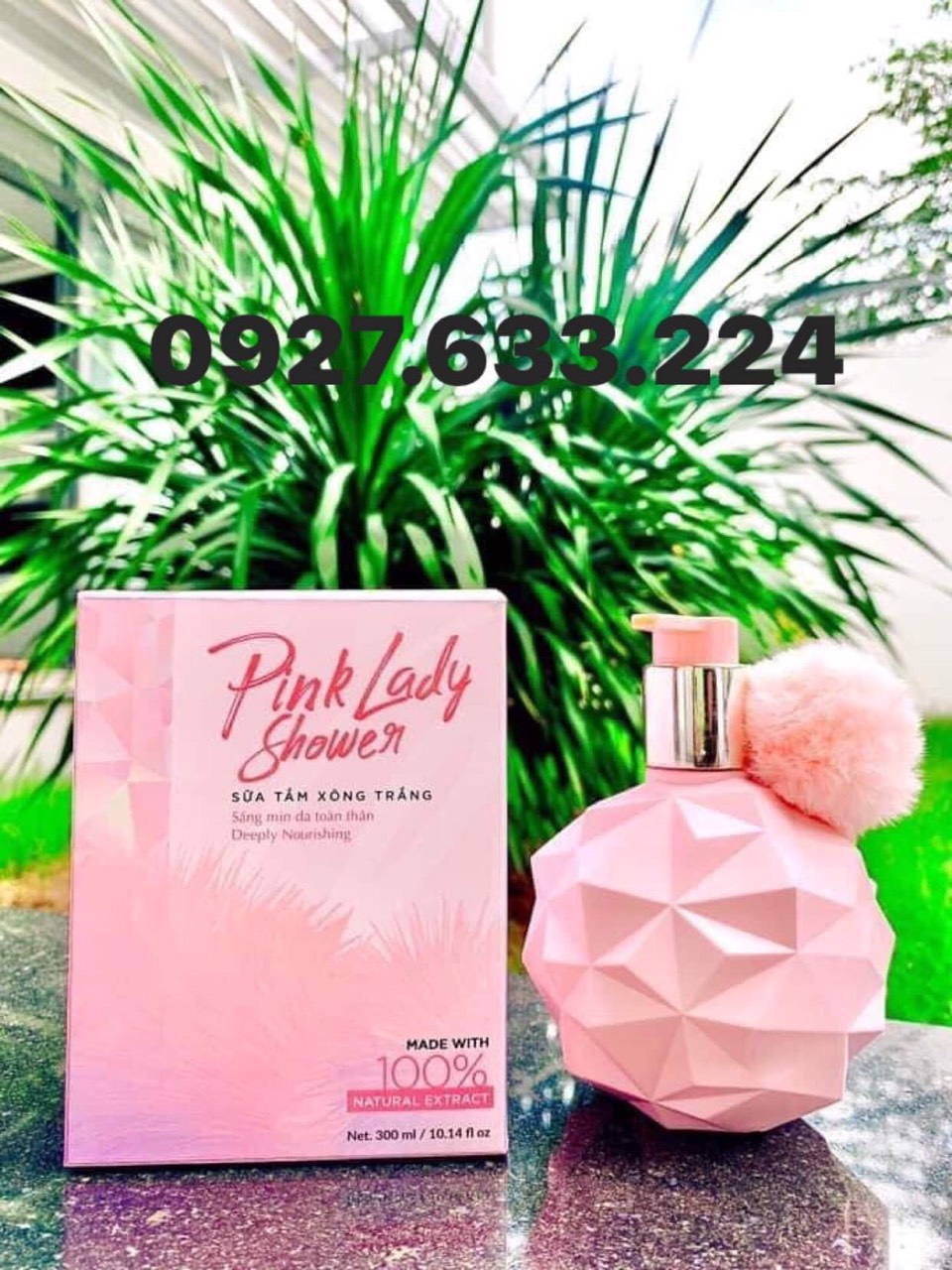 Sữa tắm xông trắng Pink Lady Qlady