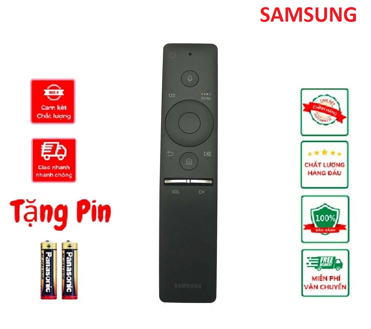 Remote điều khiển tivi samsung tìm kiếm giọng nói BN59-01298D hàng chính hãng vietnam