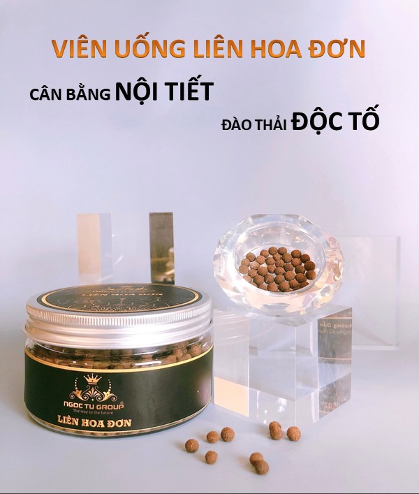 [Hcm]Viên Uống Liên Hoa Đơn - Cân Bằng Nội Tiết Tố Đào Thải Nám Thanh Lọc Da