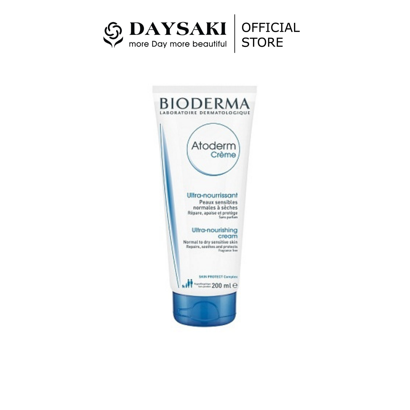 Bioderma Kem Dưỡng Ẩm Cho Mặt Và Cơ Thể Atoderm Crème 200Ml