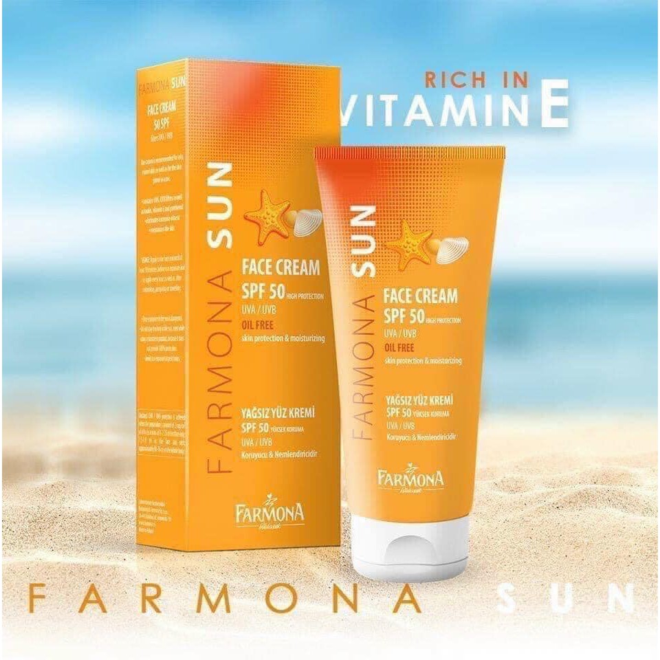 Kem chống nắng FARMONA SUN FACE CREAM SPF50 OIL FREE 50ml