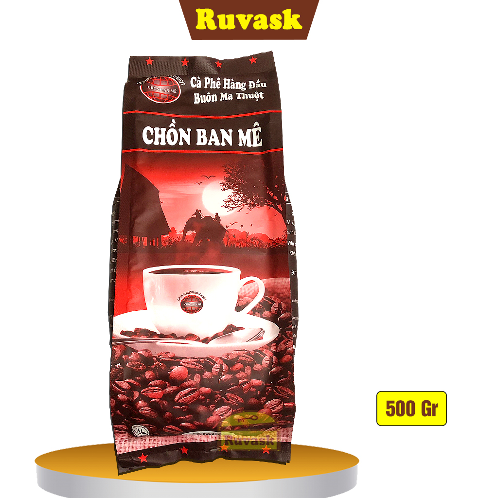 [GÓI NÂU] Cafe Chồn Ban Mê Pha Phin 500g - Cà Phê Chồn Ngon - Coffee - Ruvask