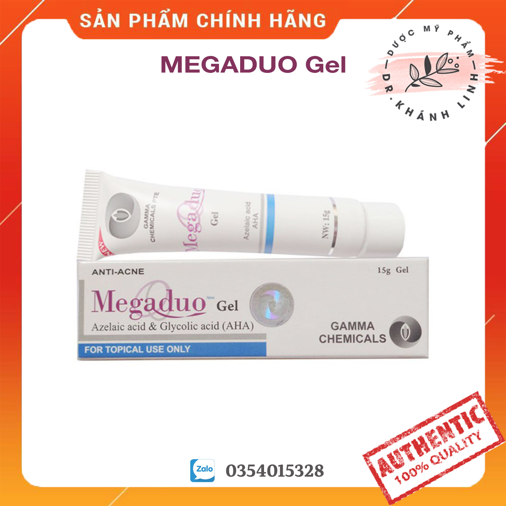 Gel Mụn Megaduo 15G Mụn Và Vết Thâm An Toàn Hiệu Quả.