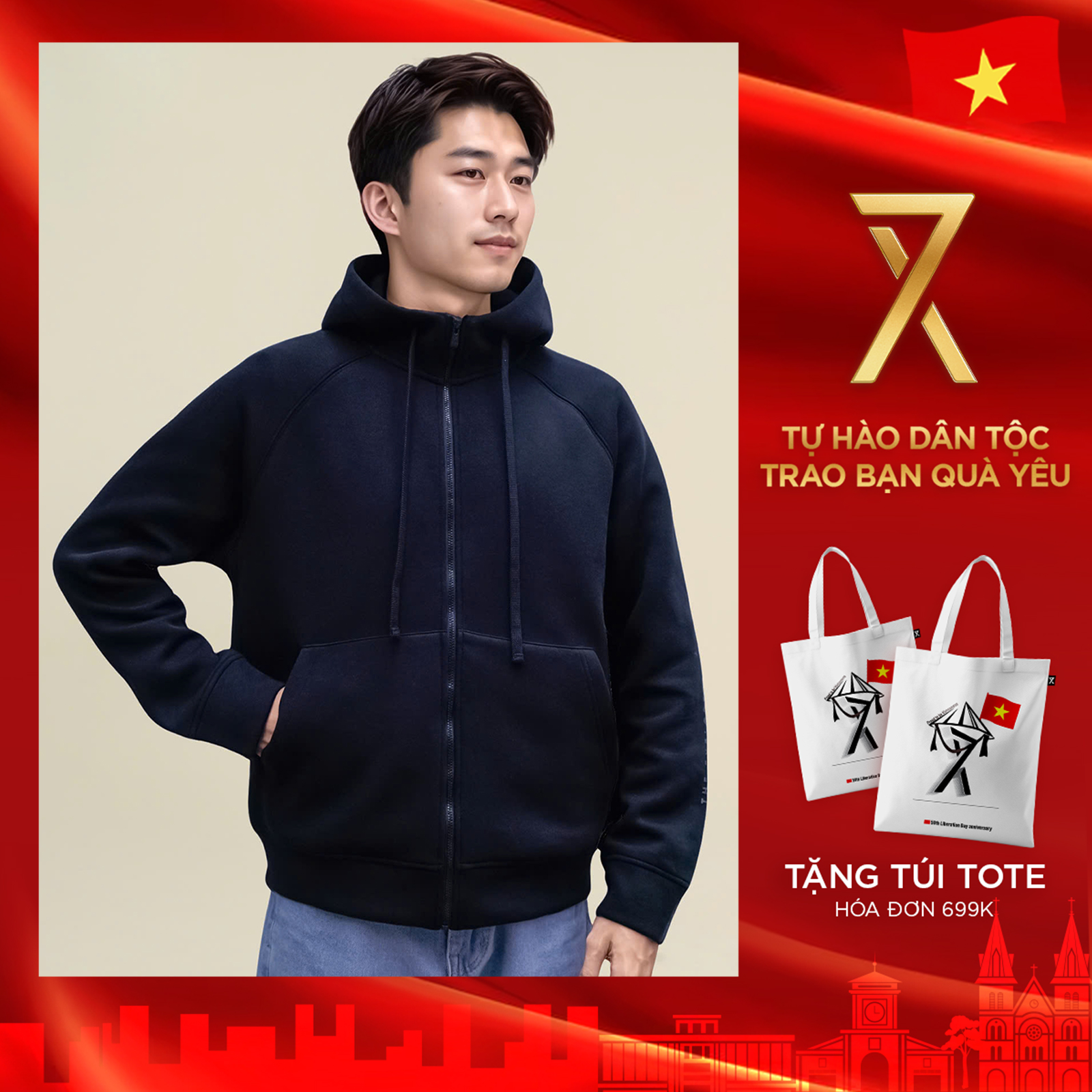Áo Khoác Nam COUPLE TX - Áo Khoác Original Thun 2 Da Form Oversize MOK 1063