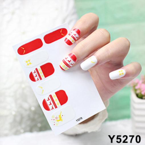 Bộ sticker dán trang trí móng tay nhiều kiểu xinh xắn