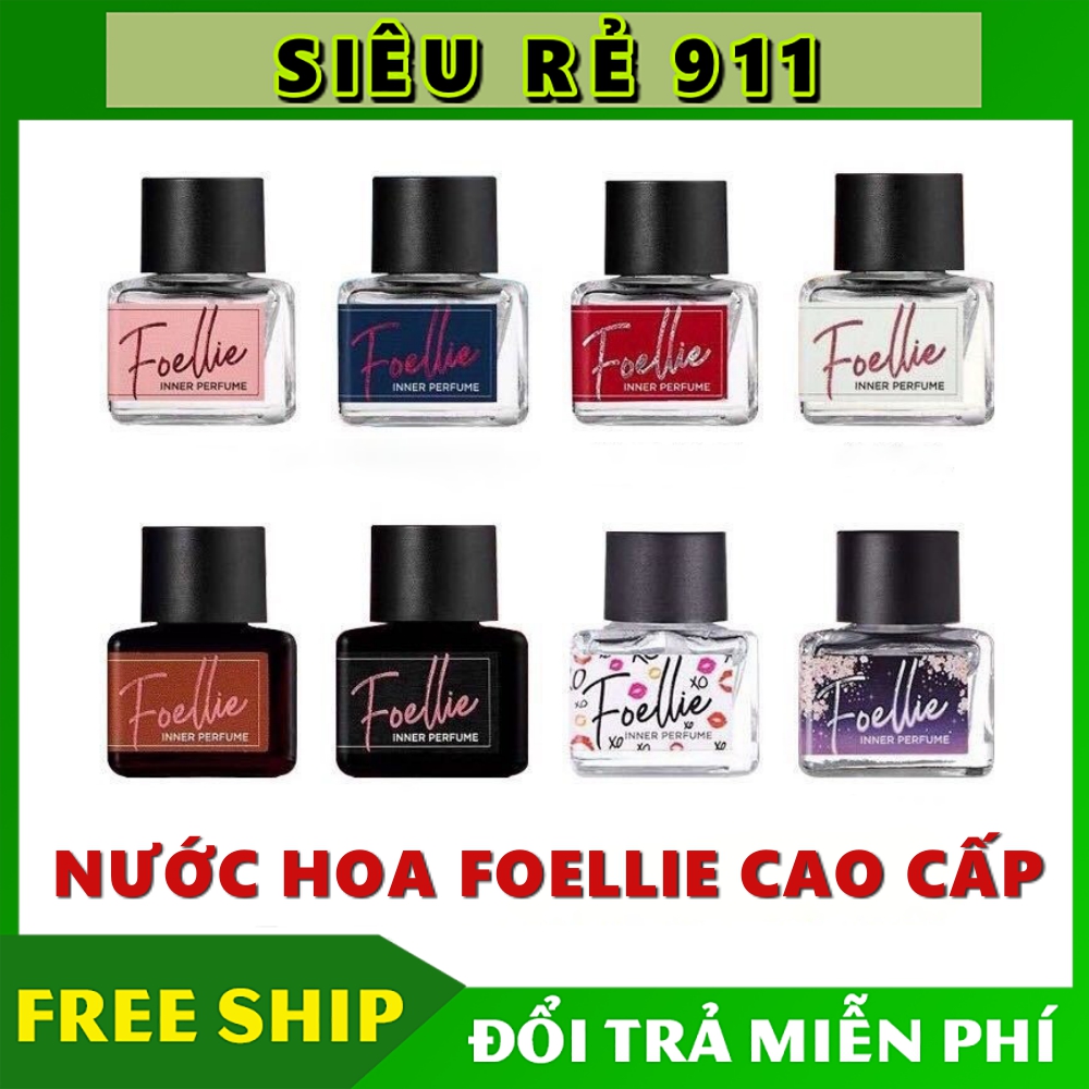Nước hoa vùng kín Foellie Cao Cấp Mùi Thơm Chuẩn Độ lưu Hương Cực Tốt 5ml