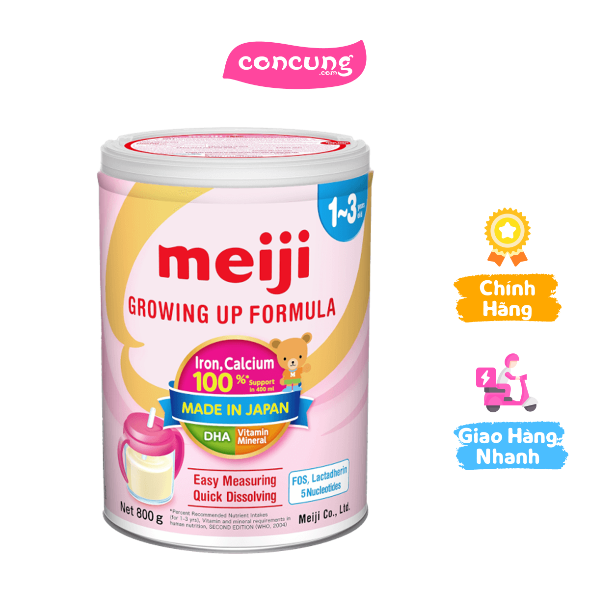 Meiji Growing up Formula 12-36 tháng 800g