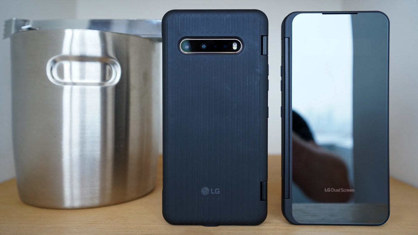 Điện thoại LG V60 thinQ 5G Kèm Màn hình phụ, Âm thanh Hifi, màn P-OLED 6,8 inch, Snap865, pin khủng 5000mAh