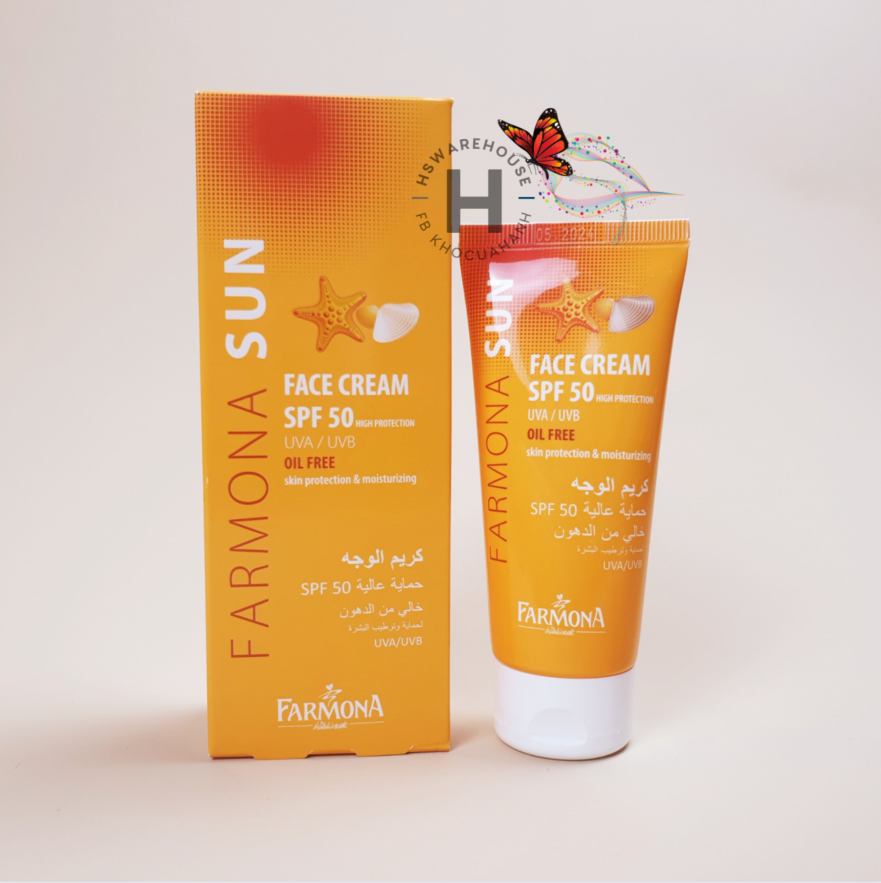 [HCM][50ml - EXP date: T05.24] Kem chống nắng cho da dầu Farmona Sun Face Cream SPF50/ HÀNG XÁCH TAY BA LAN