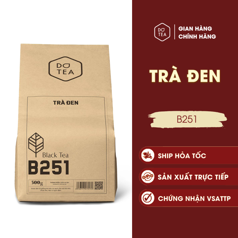 Trà đen B251 Dotea hồng trà pha chế trà sữa sắc nâu đỏ nguyên liệu pha chế trà sữa truyền thống