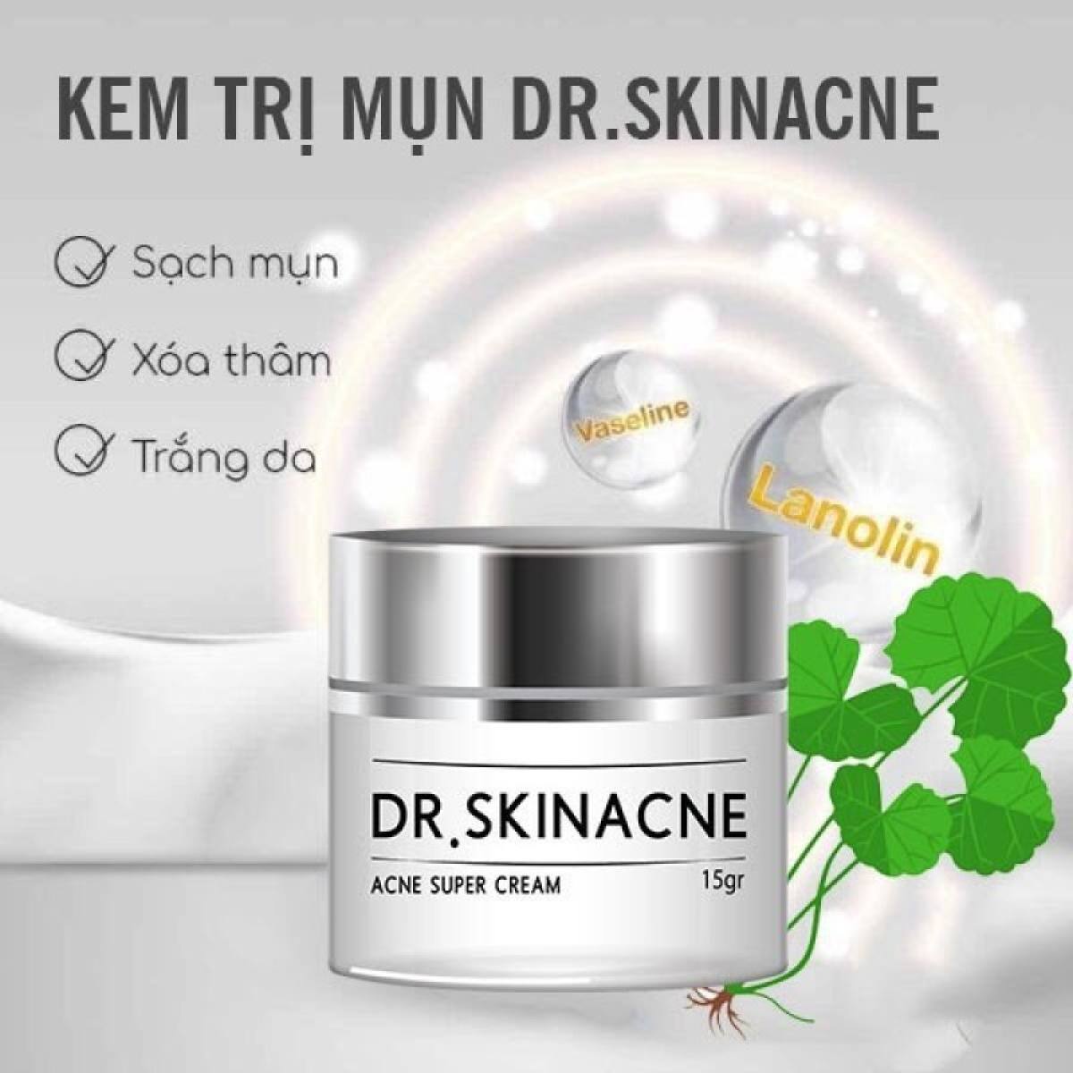 [Hcm]Kem Ngăn Mụn Xóa Thâm Dr. Skinacne Làm Trắng Da