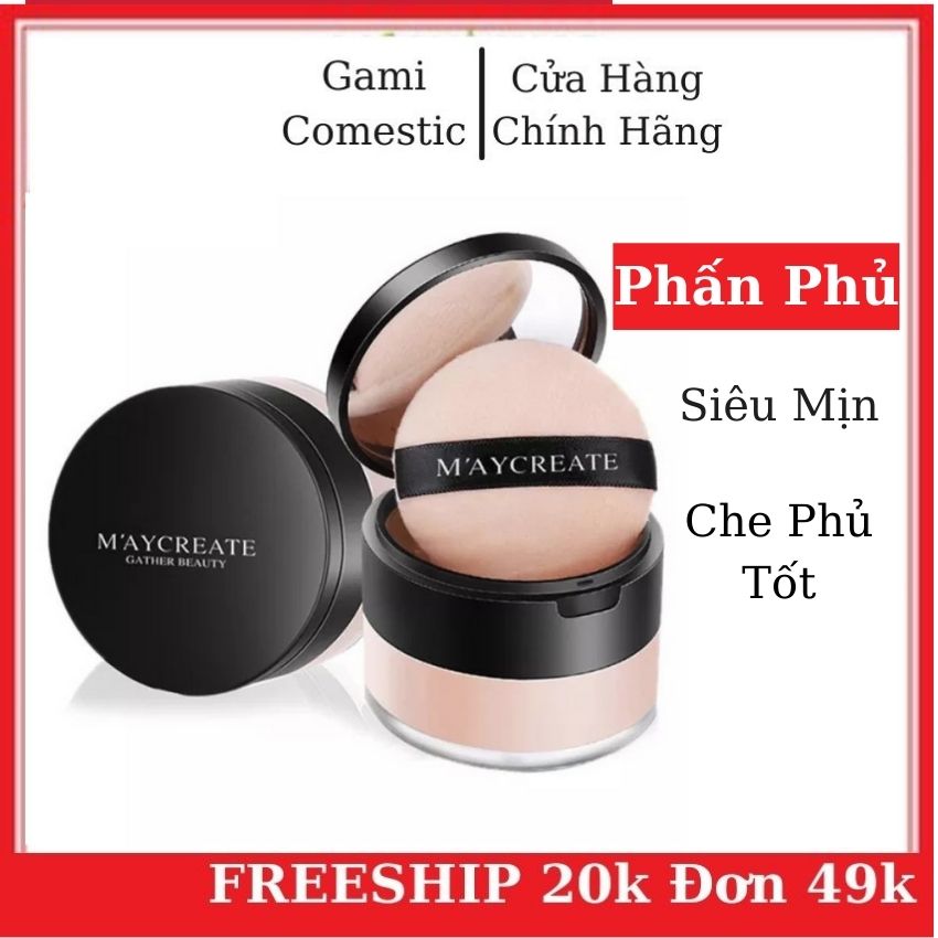 [Freeship] Phấn Phủ Che Khuyết Điểm Kiwi Maycreate Bột Mỏng Mịn Tạo Nên Lớp Nền Hoàn Hảo Không Thấm Nước Kiểm Soát Dầu Hiệu Quả Bền Màu Che Phủ Khuyết Điểm Tốtcó Cả Lớp Gương Trong Nắp Hộp