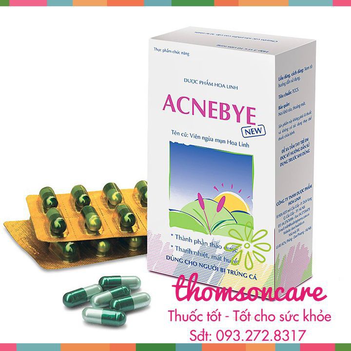 [Lấy Mã Giảm Thêm 30%]Viên Uống Ngừa Mụn Acnebye Từ Thảo Dược - Chính Hãng Acne Bye