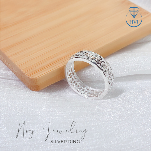 Nhẫn Bạc Nam Kim Tiền Tài Lộc Full Đá Bạc S925 - HVJ - NA12182021047