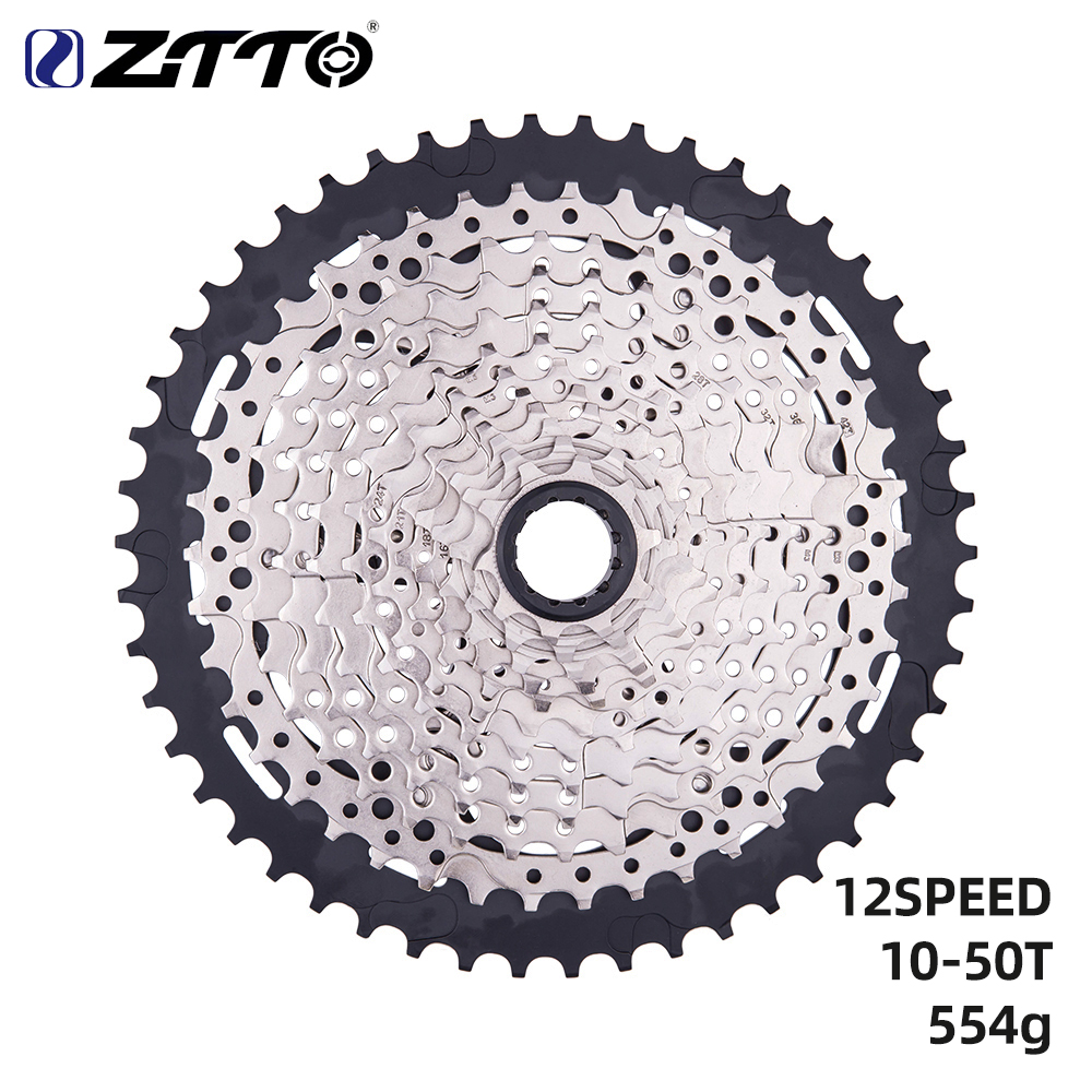 ZTTO MTB 12 Speed Cassette Ms 10-50t Micro M6100 50t Sprocket 12s Spline Flywheel K7 Fit for Ms Hub