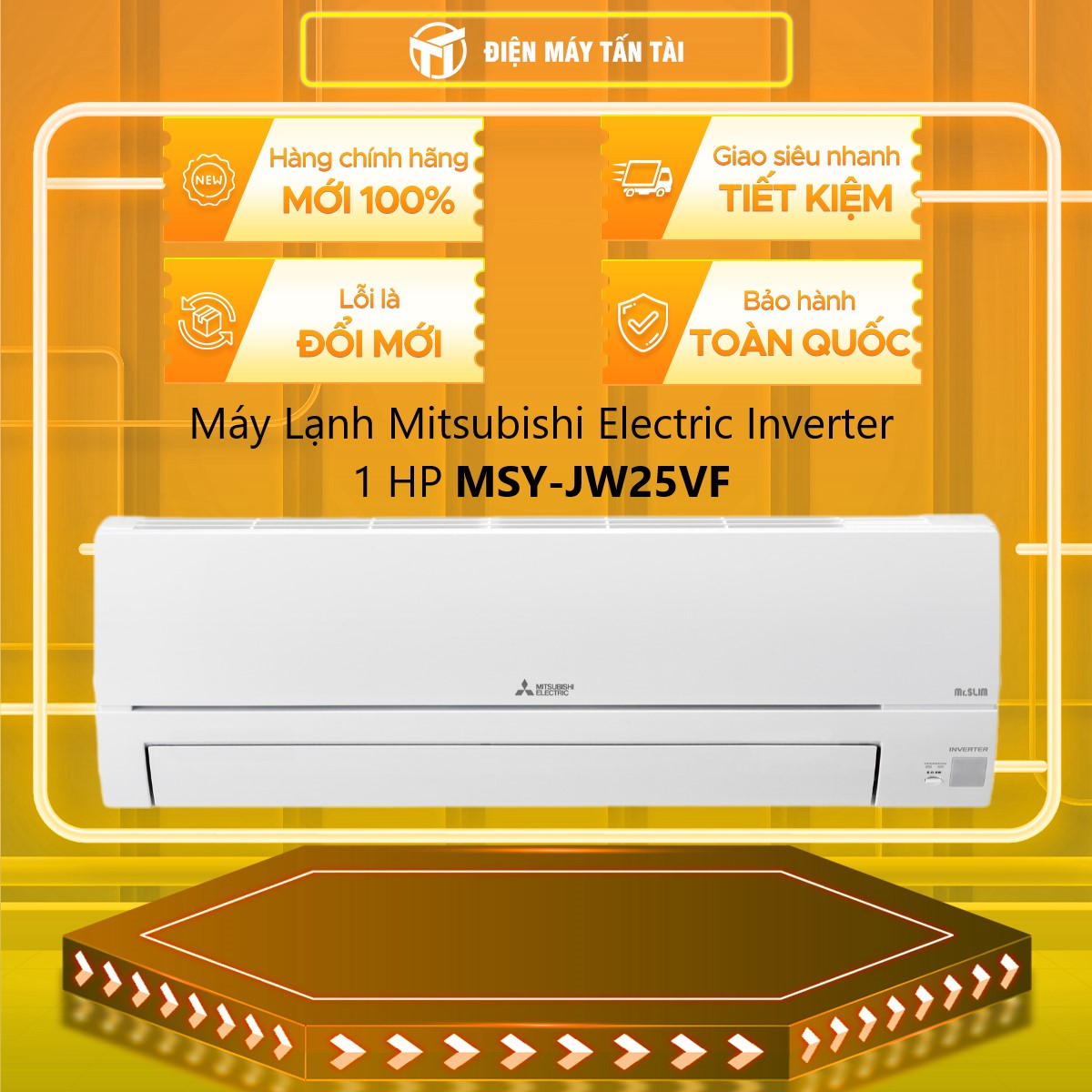 Mitsubishi MSY-JW25VF - Điều Hòa Inverter 9000 BTU