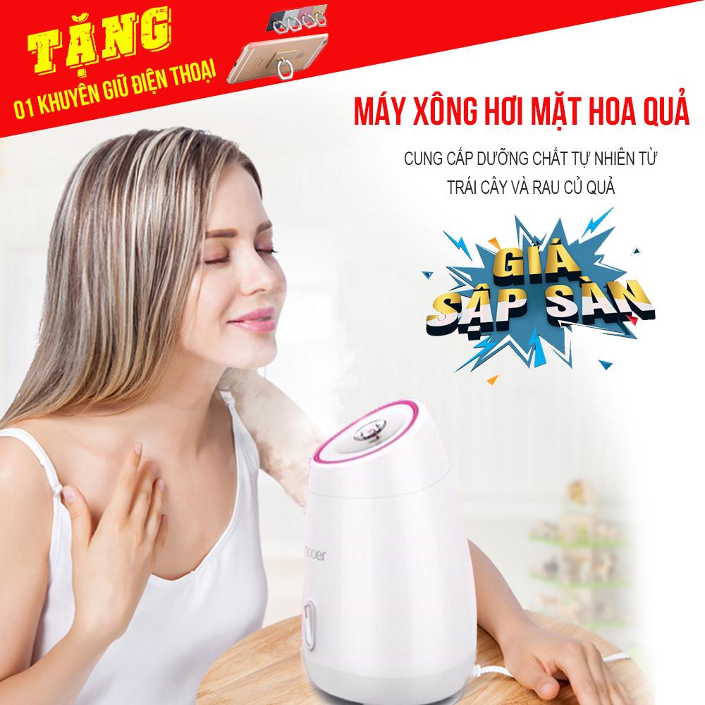 Máy Xông Hơi Mặt Tại Nhà Máy Xông Mặt Tinh Dầu Xông Hơi Mặt Trị Thâm. Máy Xông Hơi Da Mặt Hoa Quả Tươi Tự Động 2 In 1 - Giúp Thải Độc Làm Sạch Da Ngay Tại Nhà. Giá Cực Tốt ( - 45%). Tặng 01 Khuyên Giữ Điện Thoại. Bảo Hành 1 Đổi 1.