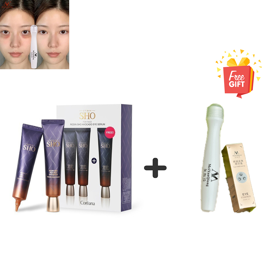 [HCM](Free Gift) Kem dưỡng da vùng mắt cấp ẩm & hạn chế nếp nhăn Rodin Sho Avocado Eye Serum tặng kèm cây bôi mắt