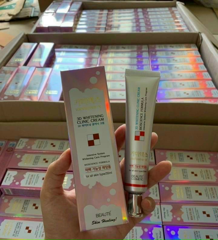 Chiết 5Ml [Chính Hãng 100%] Kem Hỗ Trợ Làm Trắng Da Giảm Nám Tàn Nhang Melasma - X 3D Whitening Clinic Cream