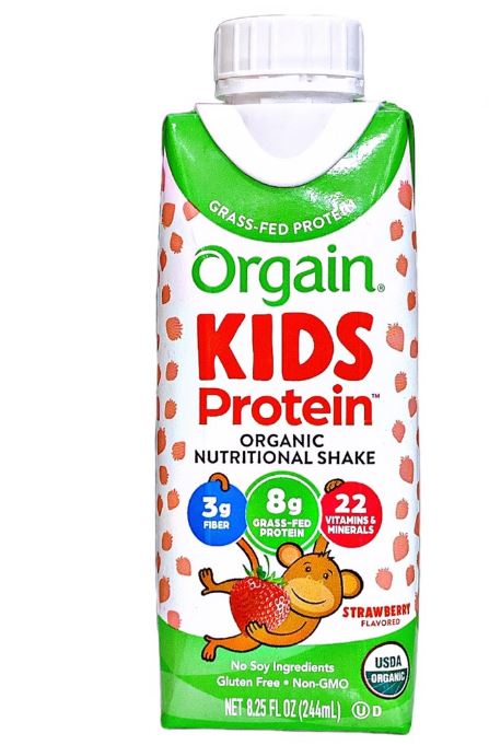 Date 2025  Sữa hữu cơ Orgain Kids Organic Protein Mỹ 244ml