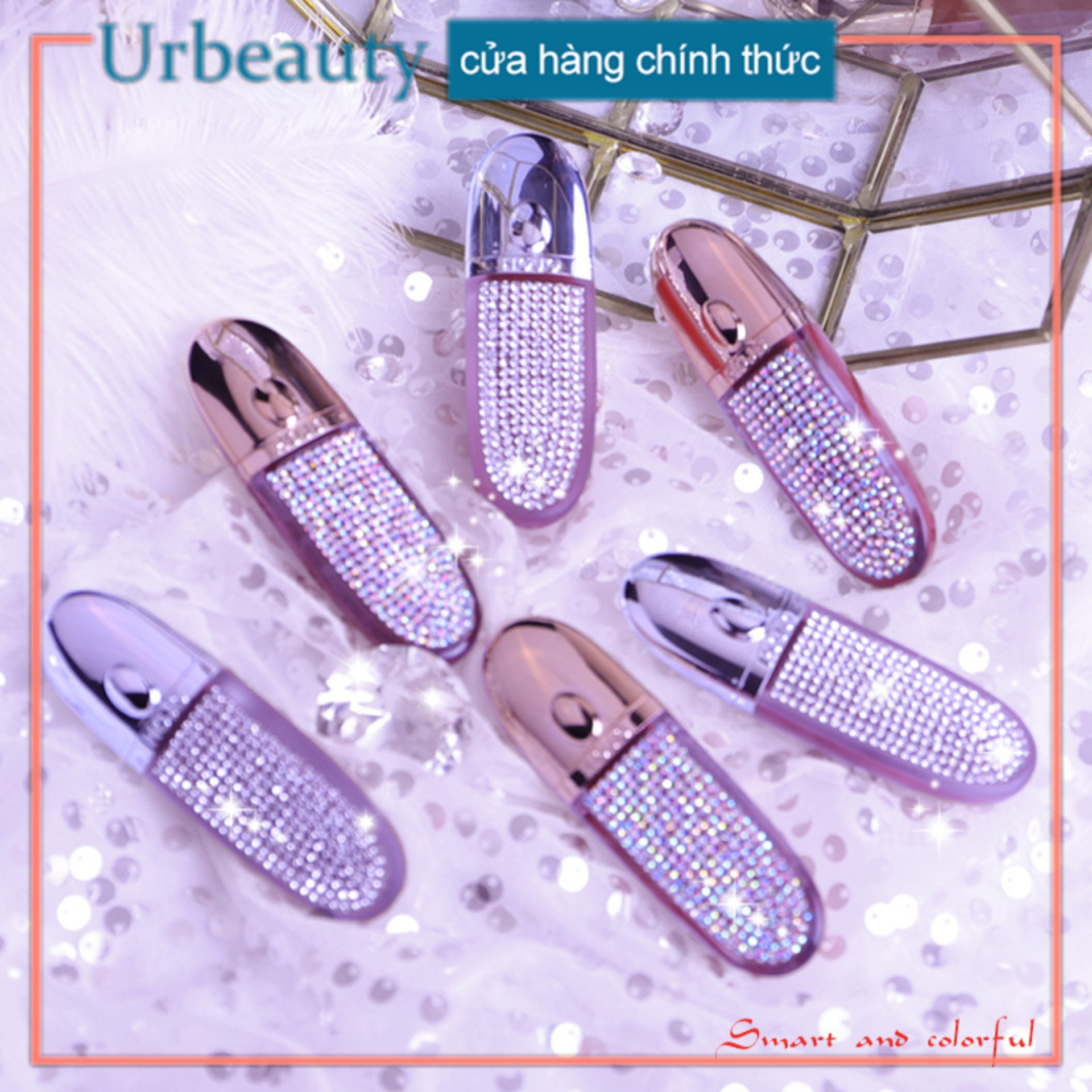 【Urbeauty Mall】Trang điểm HOJO gem nhung lip glaze mờ dưỡng ẩm lâu trôi khóa màu son không dính