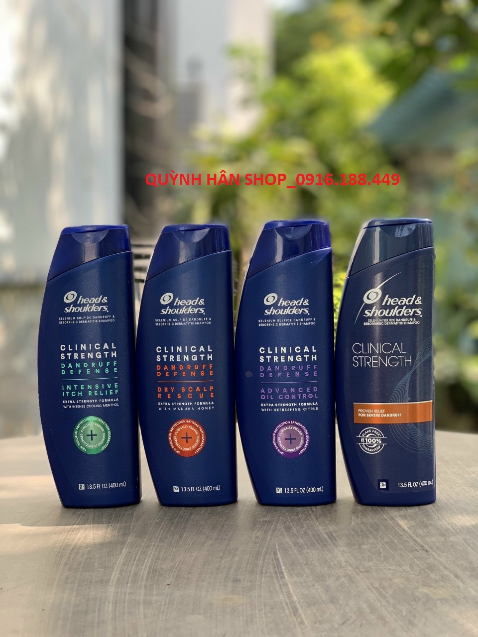 [HÀNG MỸ CHÍNH HÃNG] Dầu gội Head & Shoulder Clinical Strength 400ml