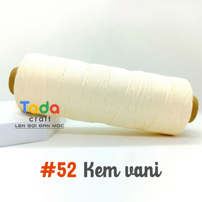 Sợi dệt trơn 2mm Craft Yarn - Màu mới 78 màu