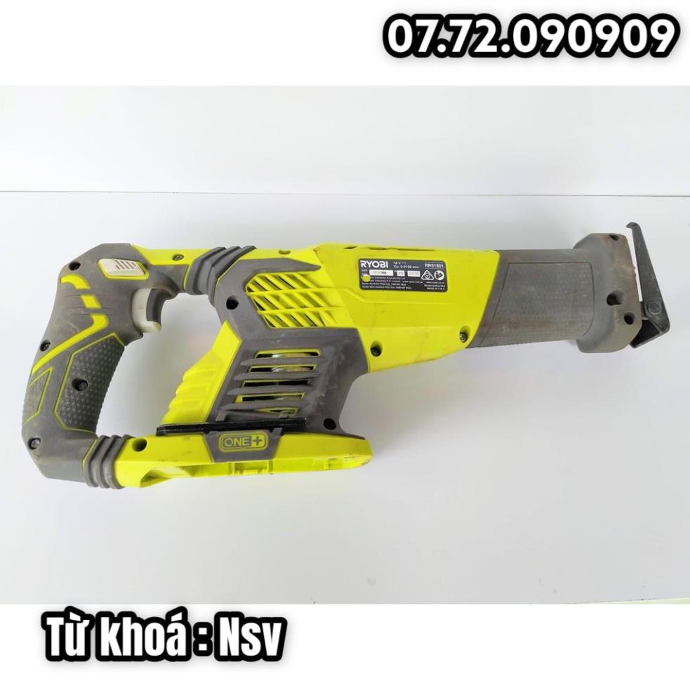 Cưa Kiếm RYOBI RRS1801 18V Không Dây, Đen Xanh Lá, Kèm Pin Lithium-ion